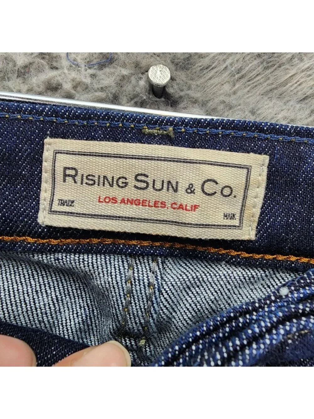 Rising Sun & Co Jeans Mens 30x34 Blue Stretch Mid Rise Slim Repreve *NWT*